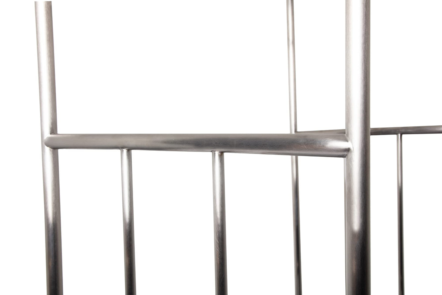 Wholesale Hotel Products Stainless Steel Luggage Cart – 800lb Capacity – Bellman Cart w/ 6” Air Filled Tires & Gray Carpet, for Hotel, Resorts, Condos, Commercial Use (Value Valet Series)