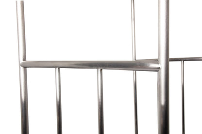 Wholesale Hotel Products Stainless Steel Luggage Cart – 800lb Capacity – Bellman Cart w/ 6” Air Filled Tires & Black Carpet, for Hotel, Resorts, Condos, Commercial Use (Value Valet Series)
