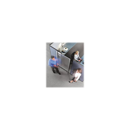 Quartet Privacy Screen, 64" x 38" Translucent Portable Wall Divider, Adjustable Height, Sturdy Aluminum Frame on Wheels, Includes Attachable White Board (WPS2000)