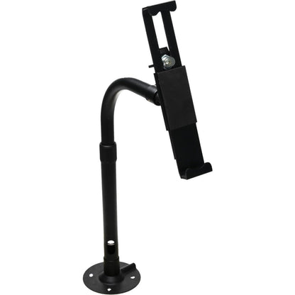 Tabletop Pole Stand – CTA Height-Adjustable Security Elbow Mount with Lock and Key Security System for iPad 7th/8th/9th Gen. 10.2",Surface Pro 4,Surface Go 3 & Other 7-14" Tablets (PAD-HATUE) – Black