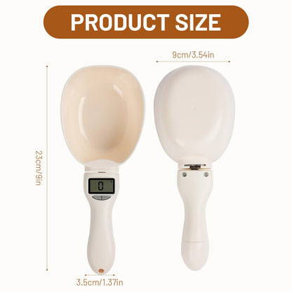 Digital Measuring Spoon Scale,Electronic Food Measuring Scale,Food Weight Scale Grams and Ounces,800g/0.1g High Precision Digital Kitchen Food Scale with LCD Screen,Household Weighing Scoop