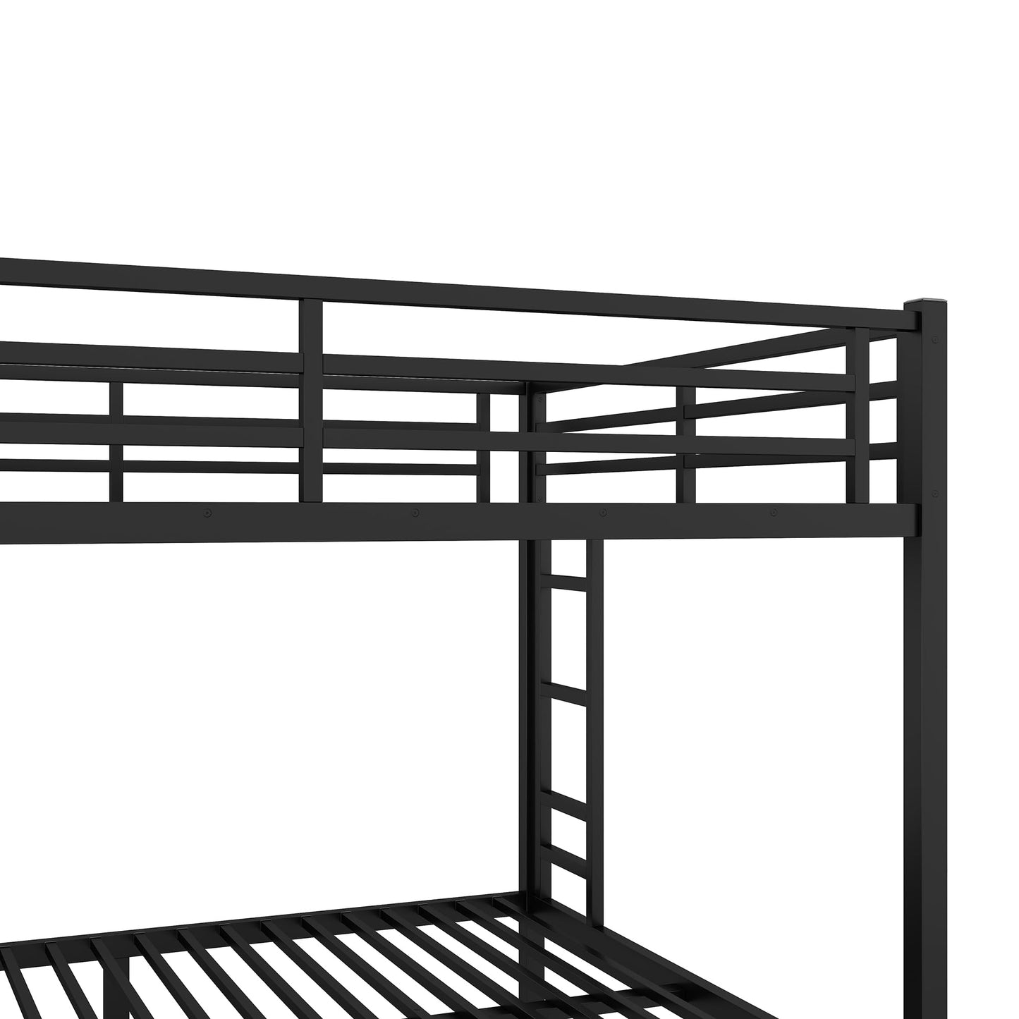 Bellemave Queen Over Queen Bunk Bed for Adults, Teens