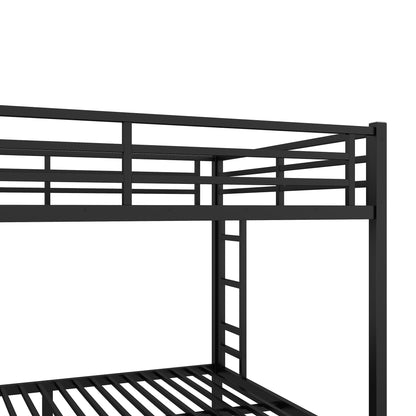 Bellemave Queen Over Queen Bunk Bed for Adults, Teens
