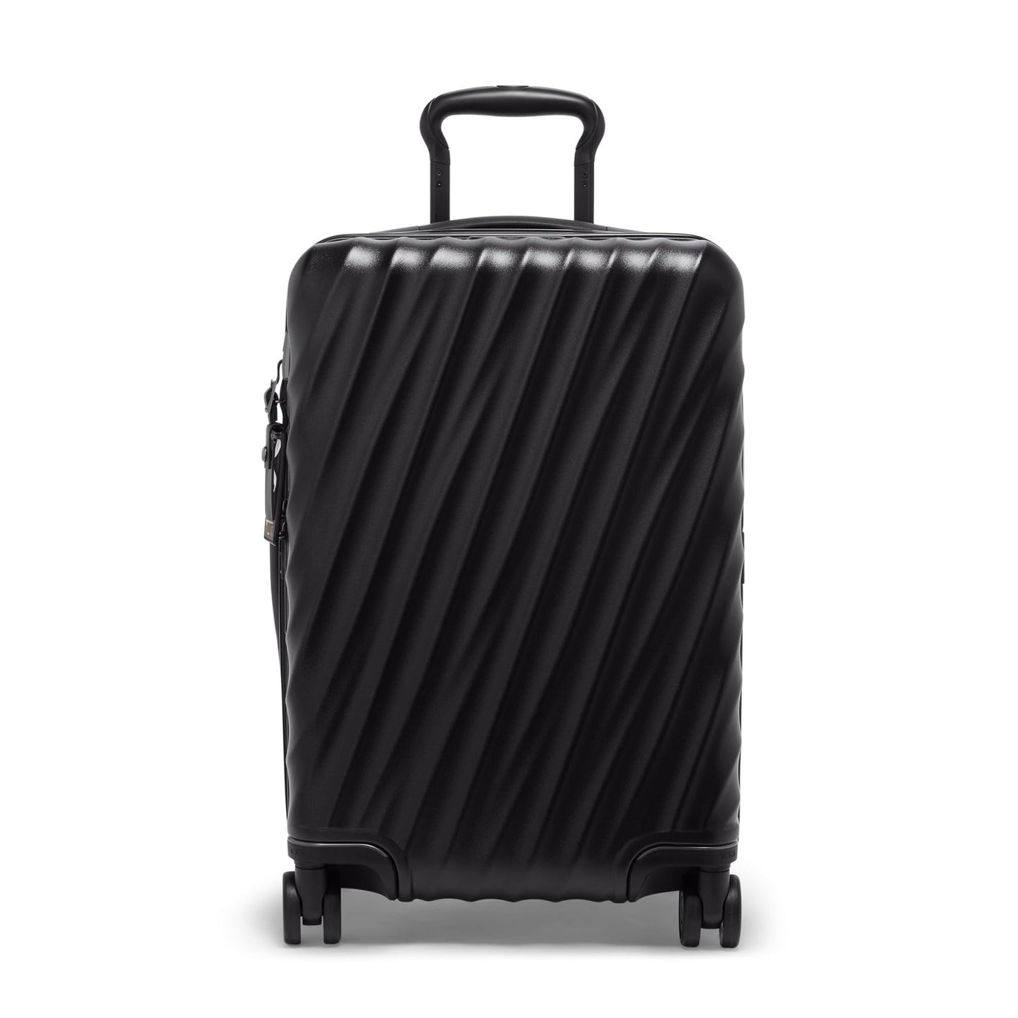 TUMI - 19 Degree Expandable Carry-On - 4-Wheeled Hard Shell Suitcase - 21.8" X 14.0" X 9.0" - Matte Black Texture