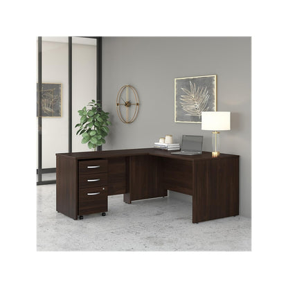 Bush Business Furniture Studio C 60W x 30D Office Desk in Black Walnut, Computer Table for Home or Professional Workspace