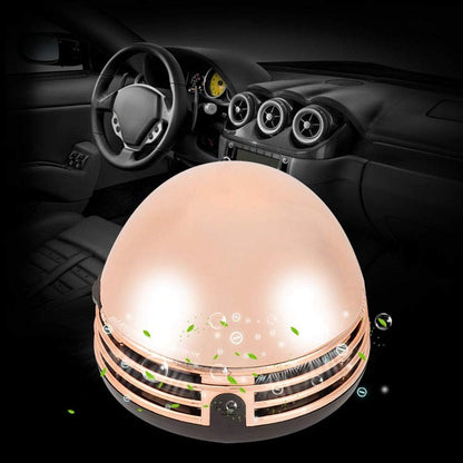 Mini Desktop Vacuum Cleaner, Portable Cordless Table Dust Sweeper, Ladybug Dust Sweeper for Cleaning Dust Crumbs