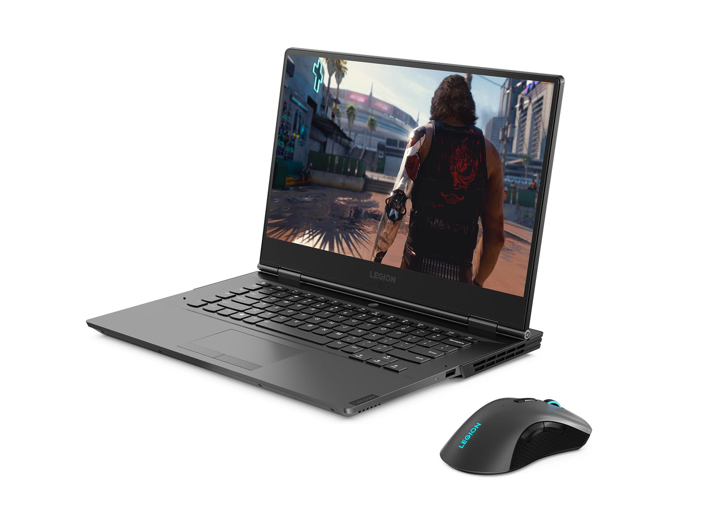Lenovo Legion M410 Wireless RGB Gaming Mouse – 6 Button Palm Grip Mouse with 16,000 DPI, 53 Hour Rechargeable Battery, 2-Zone RGB Lighting, NVIDIA Reflex Compatible