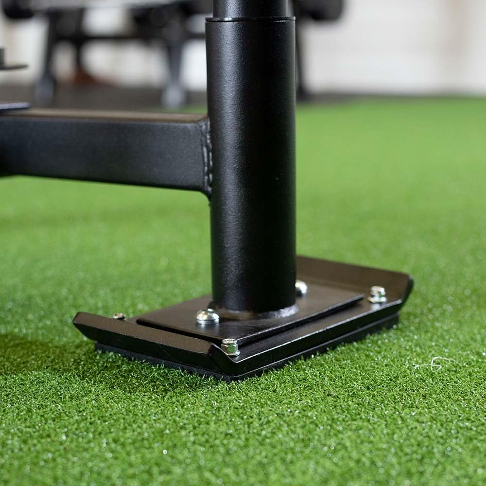 Titan Fitness High-Low Push Pull Drag Sled for Speed Training and Agility, 600 LB Capacity, Use on Grass, Turf, Concrete or Asphalt, Fits Olympic Weight Plates (Sled with (3) UHMW Plastic Ski Liners)