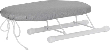 Tabletop Ironing Board with Folding Legs, Portable Mini Countertop Ironing Board, Extra Wide with Cotton Cover