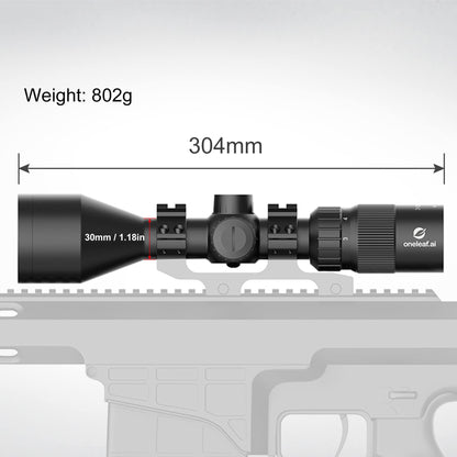 oneleaf.ai Commander NV100 Plus 3-12 X 56 Day & Night Vision Rifle Scope