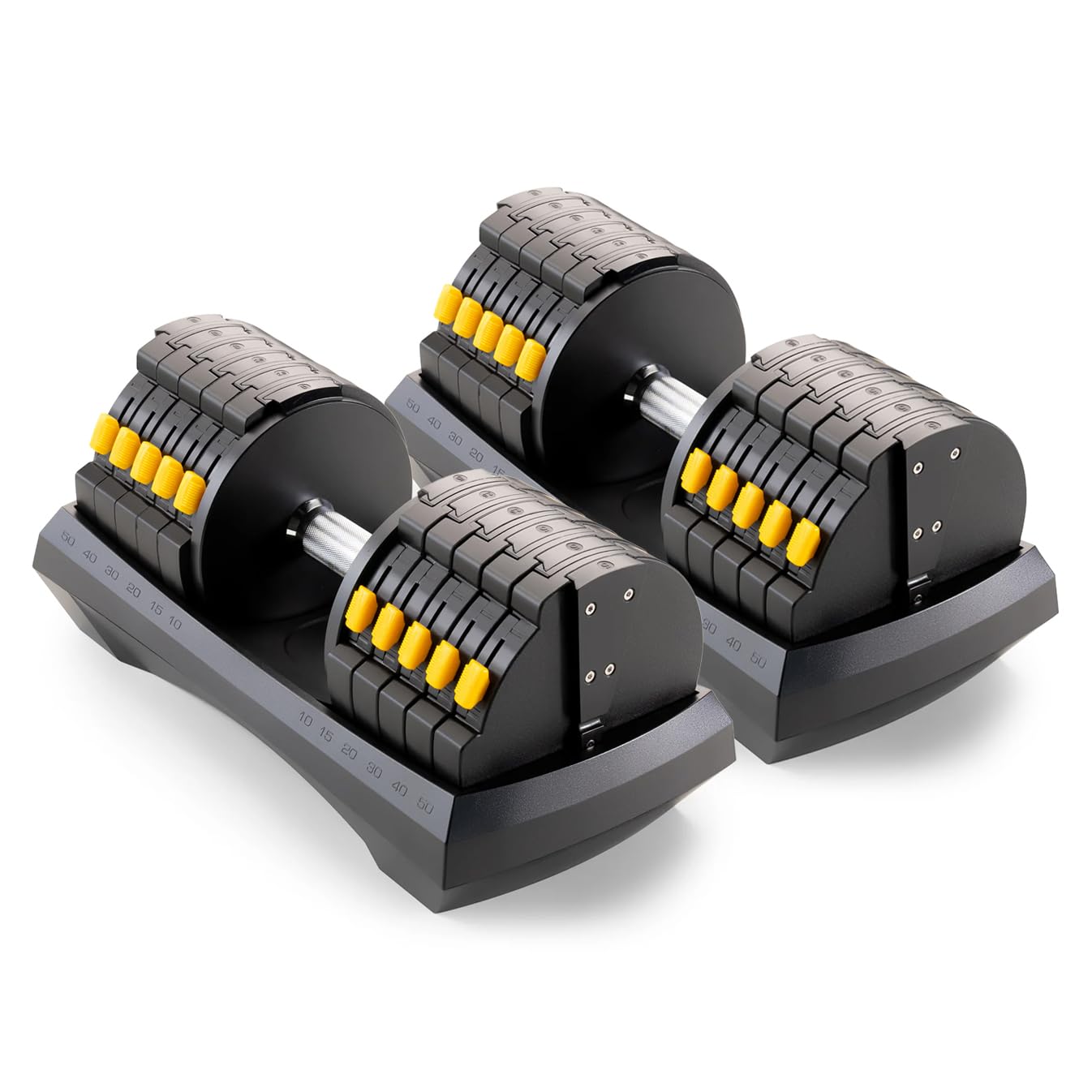 Marcy 100lb Adjustable Dumbbell Set (Pair), 50lb Each - ADDB-2597