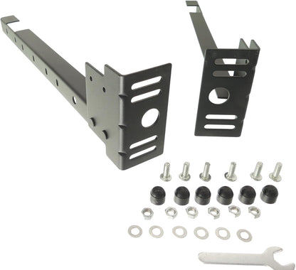 Tech Team Bed Frame Extension Set, 2 Pieces, Hardware Included, Extend Metal Bedframe to Meet Headboard