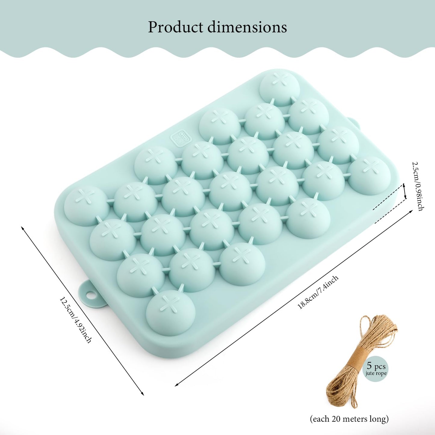 MOCCOOL Grape Soap Molds for Soap Making, 3D Silicone Fruit Mold for Homemade Soap, Decorative Grape Shape Mold for DIY Soap Making Kit, Professional Soap Making Supplies for Adults and Crafters, Blue