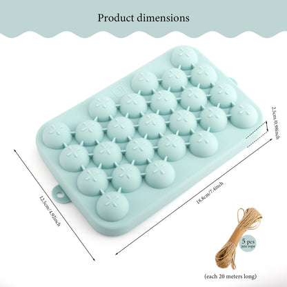 MOCCOOL Grape Soap Molds for Soap Making, 3D Silicone Fruit Mold for Homemade Soap, Decorative Grape Shape Mold for DIY Soap Making Kit, Professional Soap Making Supplies for Adults and Crafters, Blue