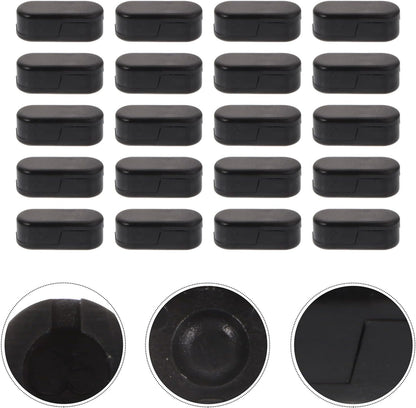 EXCEART 25pcs Black Plastic Beaded Chain Connector Replacement for Roller Roman Vertical Blinds