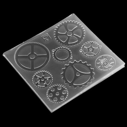 Gear Silicone Mold, 4pcs/set Gear Shape 3D Candy Chocolate Cake Fondant Silicone Mold Cake Decoration Fondant Mold for DIY Resin Jewelry Pendant Decortion Party Supply