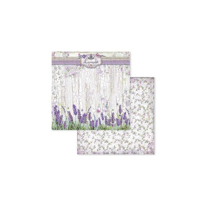 STAMPERIA INTERNATIONAL, KFT PAPER PAD 8X8 10PK PROVENCE, 20.3 x 20.3 (8" x 8"), Multicoloured