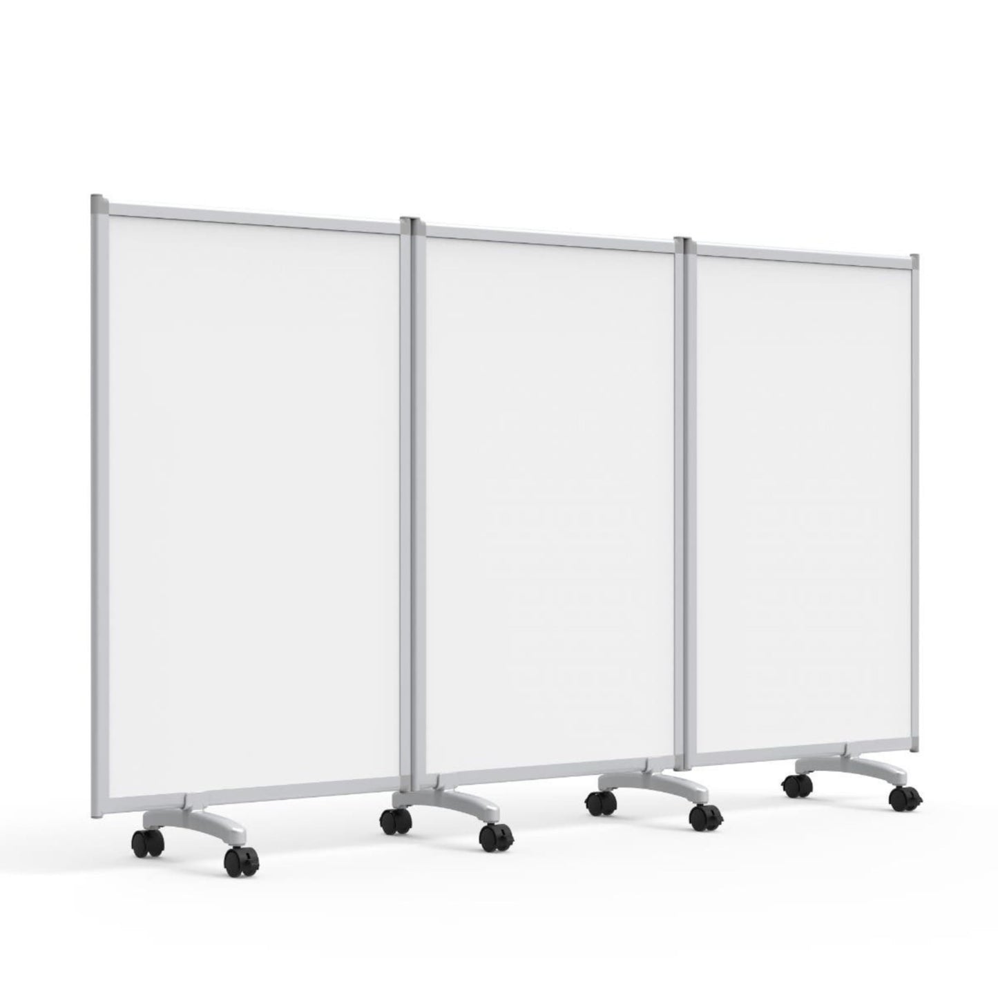 Luxor MB9152WW 3-Panel Mobile Magnetic Whiteboard Room Divider