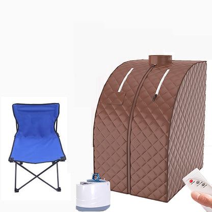 Portable Steam Sauna Spa Indoor Sauna Tent Remote Control 60 Minute Timer Included One Person Sauna for Therapeutic Relaxation at Home