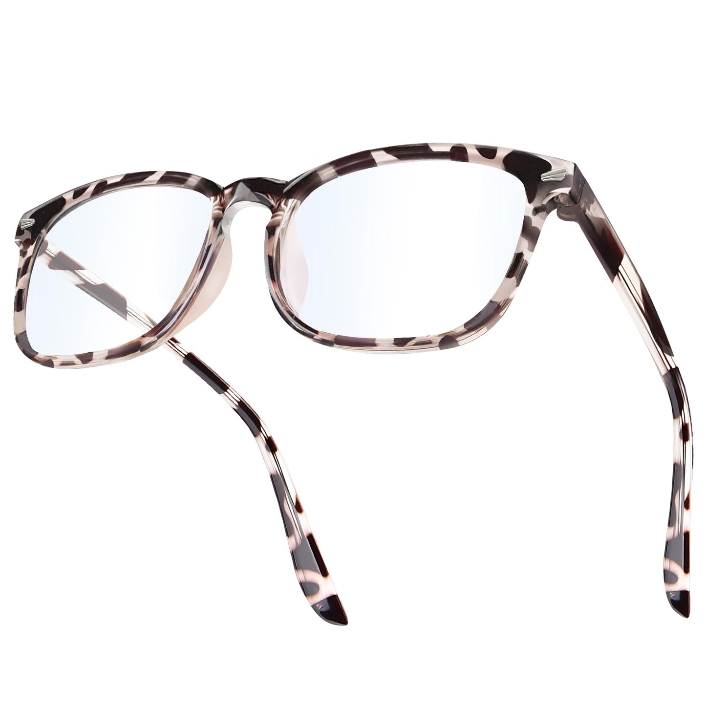 WINTOO Blue Light Glasses for Woman Men | 99% Blue Light Blocking Glasses | Computer Glassess | Night Driving | Gaming | TV Phone Screen Reader Square Frame | Anti Eyestrain & UV Glare Protection