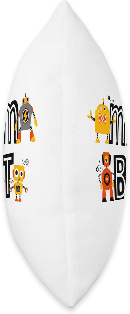 Matching Family Robot Throw Pillow - Robotics Mom bot funny