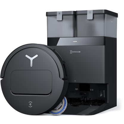ECOVACS DEEBOT T50 PRO Omni Robot Vacuum and Mop, 3.19” Ultra-Slim, 15,000Pa Suction, ZeroTangle 2.0, TruEdge Edge Cleaning, AIVI 3D Obstacle Avoidance, Auto Mop Wash & Dry, Self-Emptying