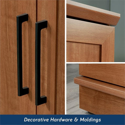 Sauder HomePlus Storage Cabinet/ Pantry cabinets, Sienna Oak finish