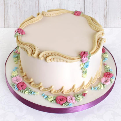 Katy Sue Floral Swag & Drop Silicone Mold For Cake, Cookie Decorating, & Craft. Use With Fondant, Gum Paste, Sugar Paste, & Air Dry Clay from Designs Fondant Molds