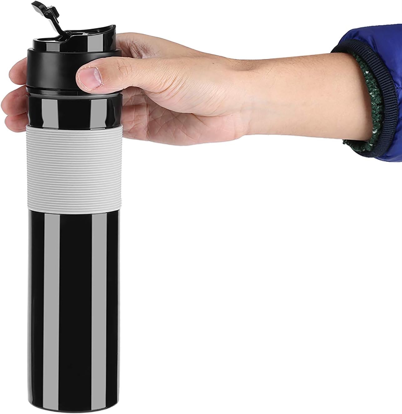 Fdit Portable Mini Espresso Maker - Hand Held Pressure Caffe Espresso Machine for Home, Office, Travel