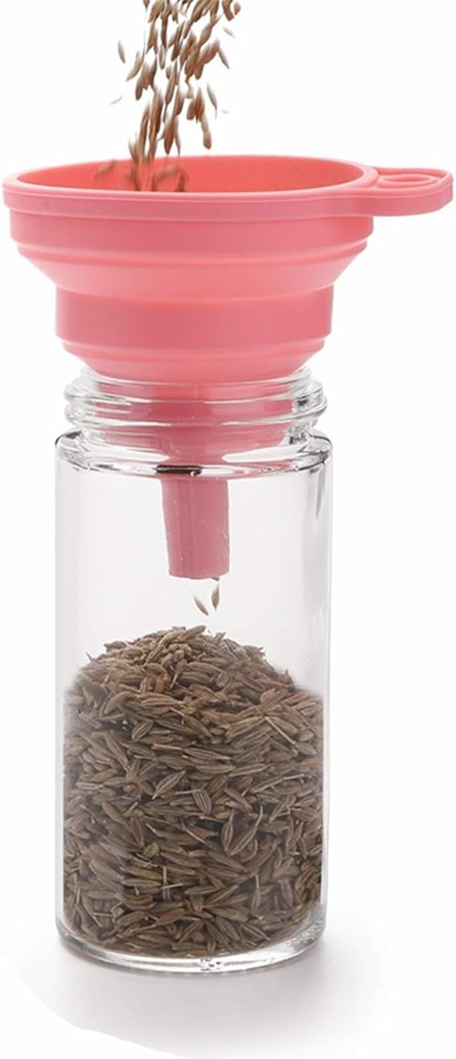 12 Pack 3oz Tebery Round Spice Bottles Glass Spice Jars with Silver Metal Lids, Shaker Tops, Wide Funnel and Labels