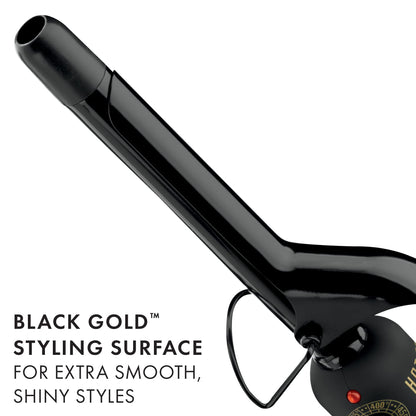 HOT TOOLS (2018 MODEL) Pro Artist 24K Gold Curling Iron | Long Lasting, Defined Curls (1-1/4 in)