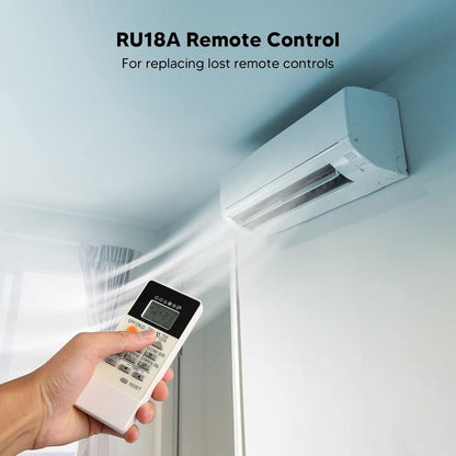 Replacement Remote Control for Mitsubishi Air Conditioner RU18A, Small Controller for Home Use