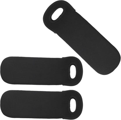 3pcs Thick Insulating Neoprene Wine Carrier Travel Bag - Waterproof Dustproof Champagne Bottle Tote