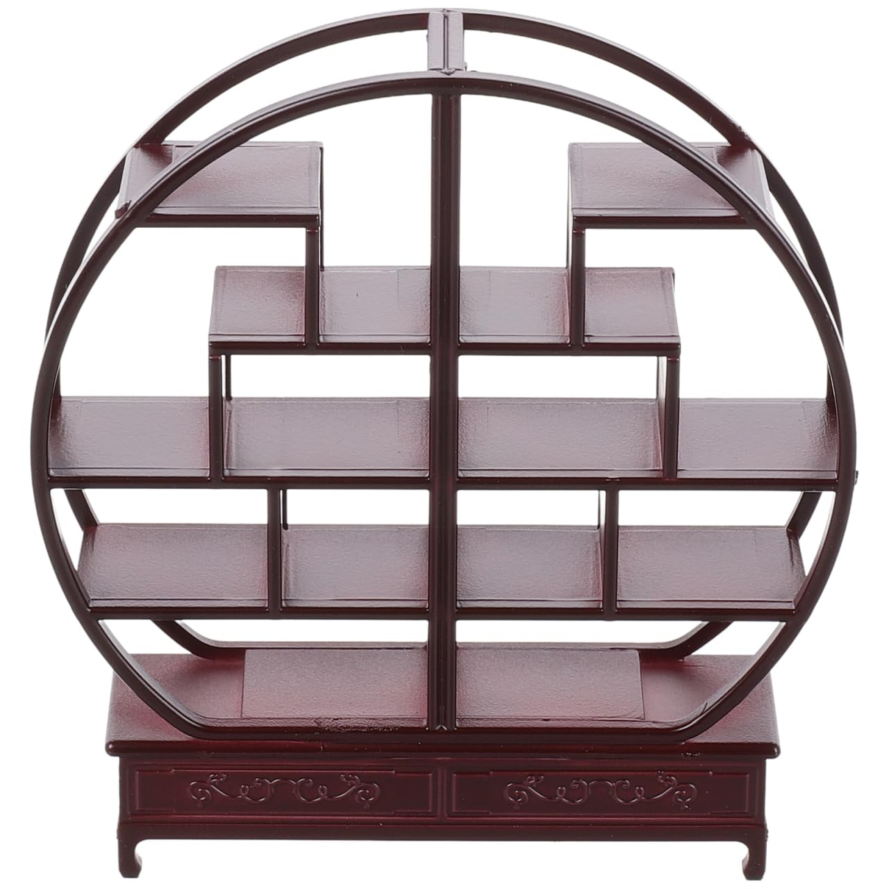 Totority Miniature Chinese Furniture Model 1 25 Scale Abs Bo Gu Shelf for Dollhouse Accessories DIY Sand Tray Decoration and Home Display