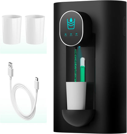 18.26 oz 2 3 Countertop Oylik Automatic Mouthwash Dispenser Touchless Mouthwash Dispenser for Bathroom Magnetic Cup USB