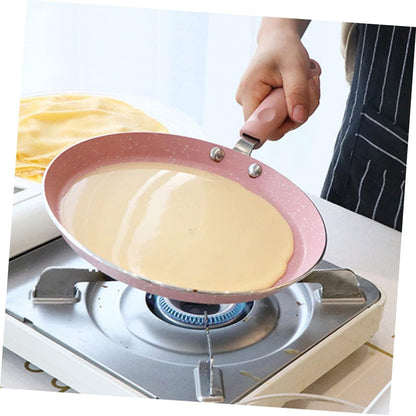 Hemoton Metal Cooking Utensils, Small Nonstick Japanese Omelette Frying Pan, Aluminum Pancake Pan