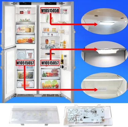 WPW10515057 LED Light Replacement for Whirlpool WRS325FNAM00, Side-by-Side Refrigerator