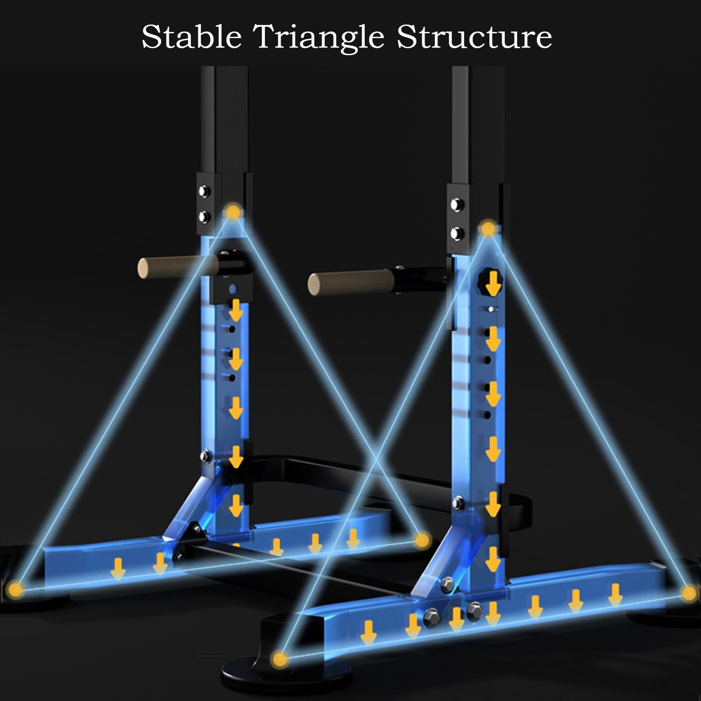 Freestanding Pull Up Bar Power Tower Multifunction Dip Station Adjustable Workout Chin Up Bar Strength Training Equipment Home Gym 1100lbs Support