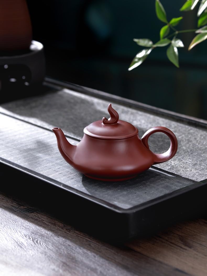 Teapot 210ml Chinese Zisha Clay Zhuni Xishi Pot Kungfu Tea Infuser for Loose Tea