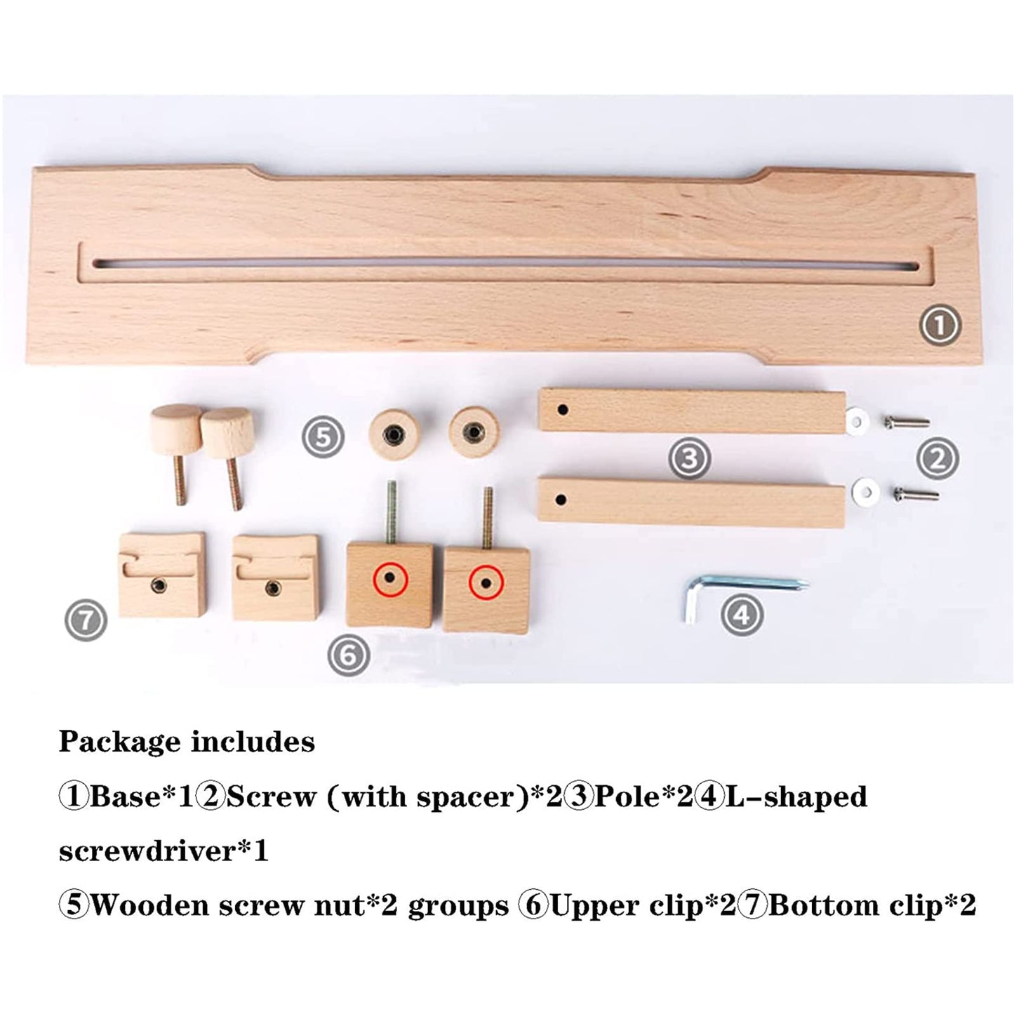 Adjustable Embroidery Hoop Stand - Rotated Cross Stitch Holder Stand Lap, Desktop 360 Degrees Rotating Embroidery Kit Lap Frame (Not Include The Hoop)