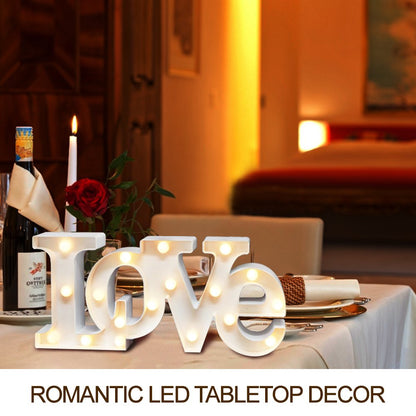 Bright Zeal 16" x 7" Large Valentine's Day LOVE LED Marquee Letters (White) - Romantic Decor Sign for Wall/Table - Perfect Valentine's Day Gifts & Decor for Home, Office, Wedding