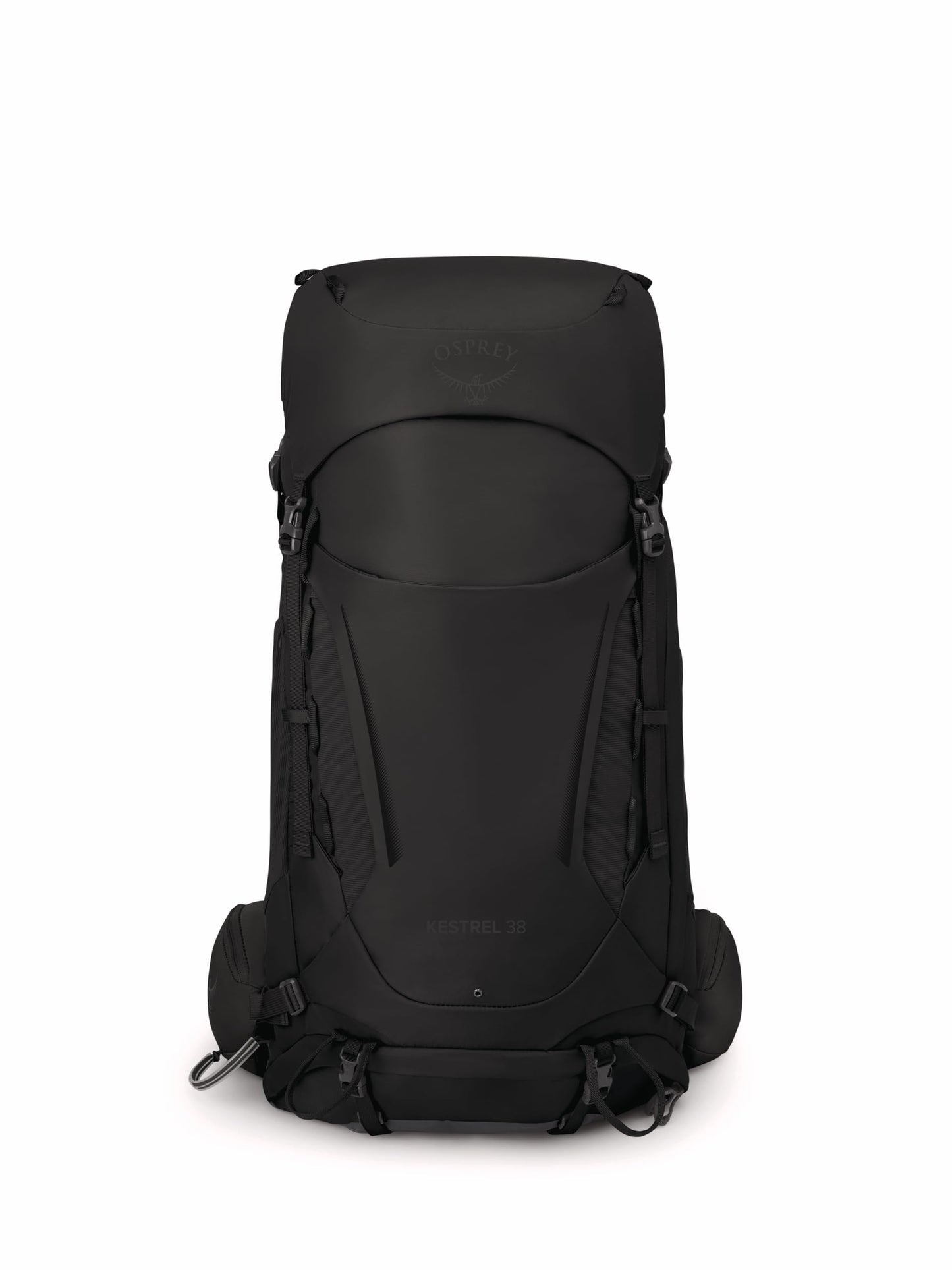 Osprey Kestrel 38L Men's Backpacking Backpack, Black, S/M