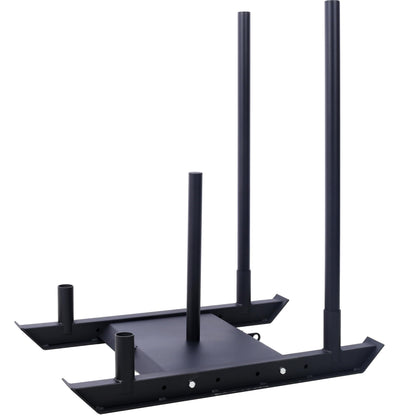 Amacv Weight Training Pull Sled, Fitness Strength Speed Training Sled, Steel Power Sled Workout Equipment for Athletic Exercise and Speed Improvement