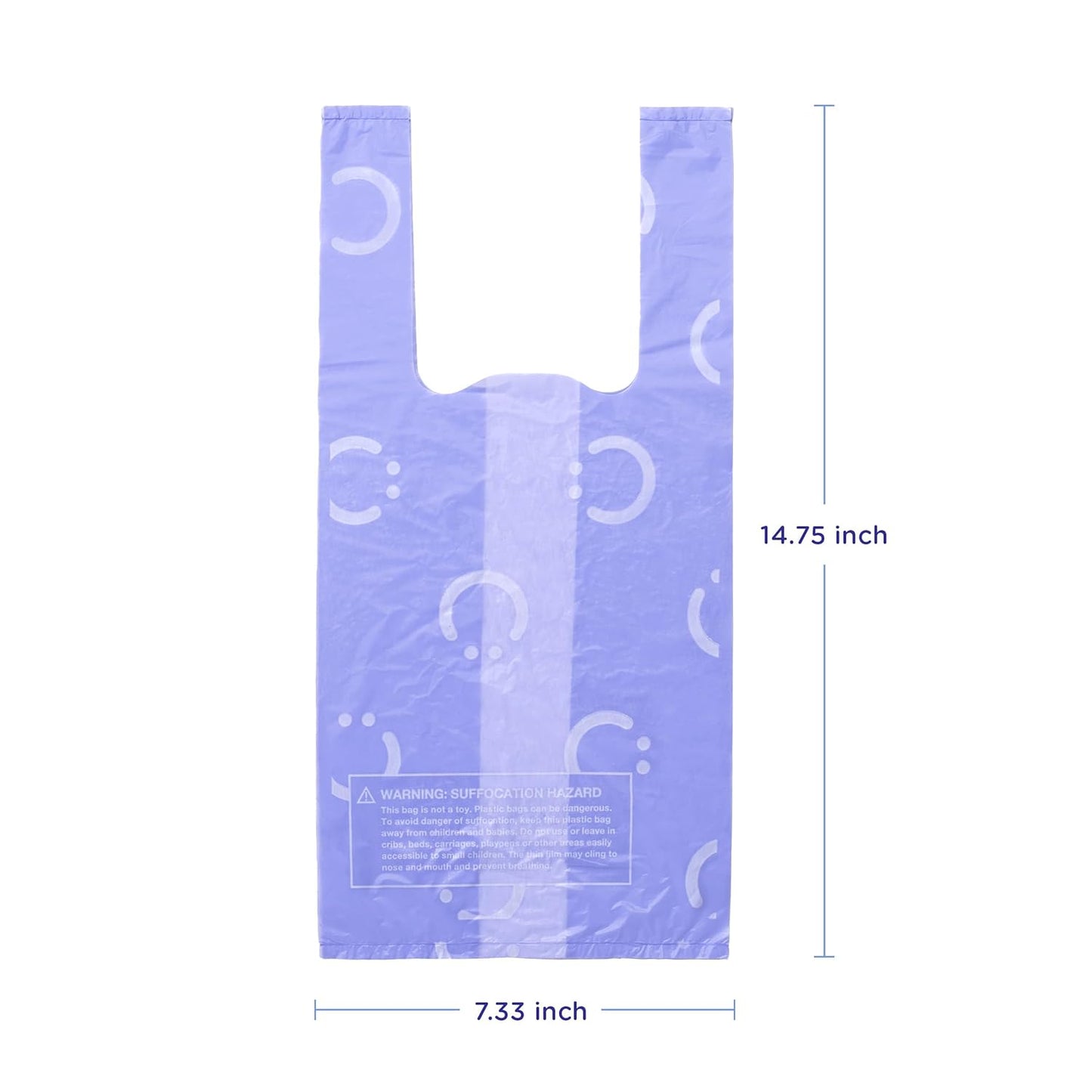 Ubbi Lavender Scented Disposable Diaper Sacks - Easy-To-Tie Tabs | 200 Count Pet Waste Bags