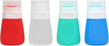 YINGGG Portable Salad Dressing Container - Leakproof Sauce Storage Bottle, Dressing to Go for Lunch (Set of 4, 55ML)