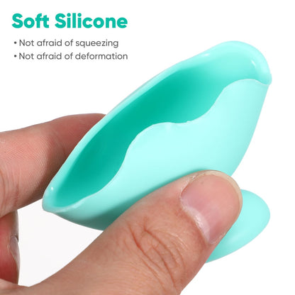 ULTECHNOVO 10 Pack Silicone Egg Cups - Nonstick Egg Holder & Server for Soft Boiled Microwave Safe Poacher Display Stand for Breakfast Kitchen