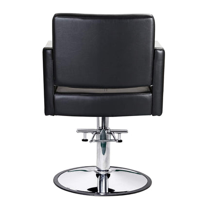 Funnylife Round Base Black Vintage Styling Shampoo Barber Chair