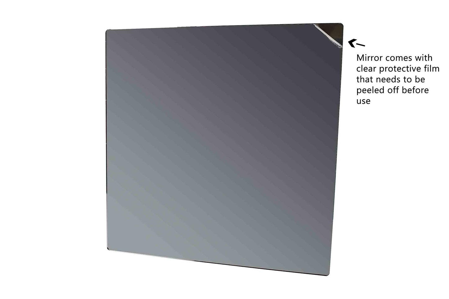 Marketing Holders Acrylic Mirror Sheet 24" x 24" Square Wall Plaque or DIY Pack of 6 Camper Workout Center Farm Dance Studio Safer Than Glass Light Weight Plastic