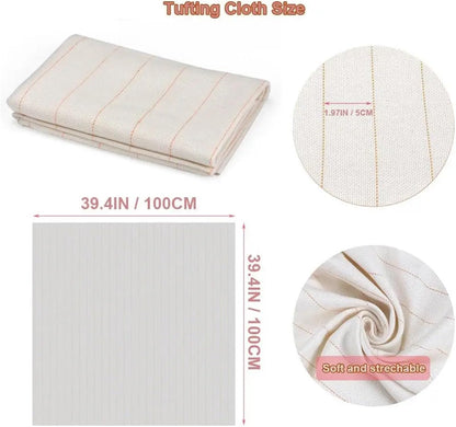 Cross Stitch Frame 80/90cm Tufting Frame Large tuft Rug Punch Needle Carpet Making(90x90cm)
