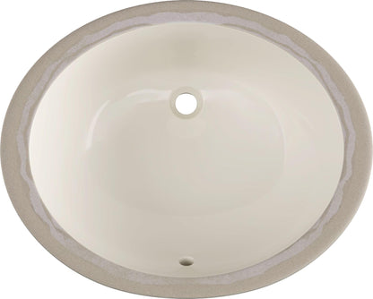 PROFLO PF1714UA Comstock 19-1/2" Oval Vitreous China Undermount Bathroom Sink with Overflow - White